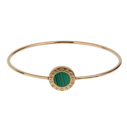 Bvlgari Bvlgari Malachite Rose Gold Medium Bangle Bracelet