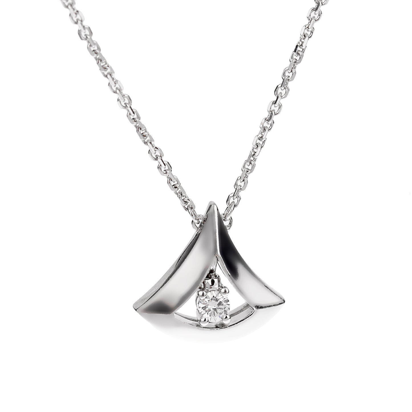 Bvlgari Divas Dream 18k Diamond White Gold Pendant Necklace
