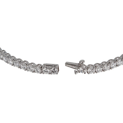 Bvlgari Griffe 6ct Diamond 18k White Gold Tennis Bracelet