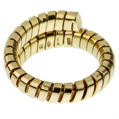 Bvlgari Spiga Yellow Gold Wrap Band Ring
