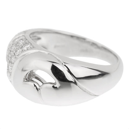 Bvlgari Vintage Platinum Diamond Band Ring