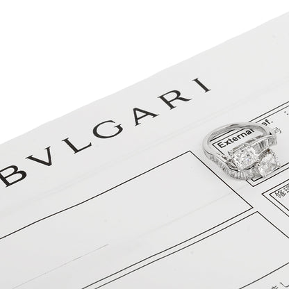 Bvlgari Vintage Toi Et Moi Platinum Diamond Cocktail Ring