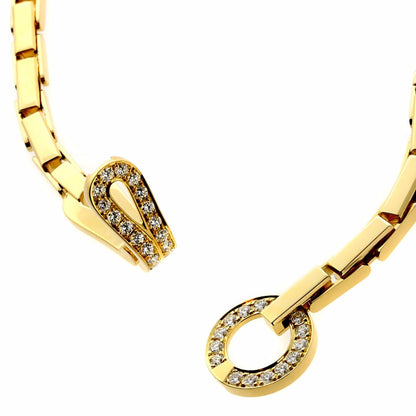 Cartier Agrafe Diamond Gold Necklace
