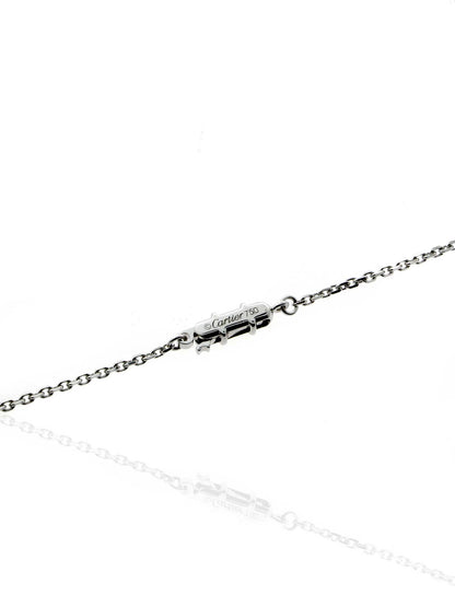 Cartier C Heart Diamond Necklace in 18k White Gold