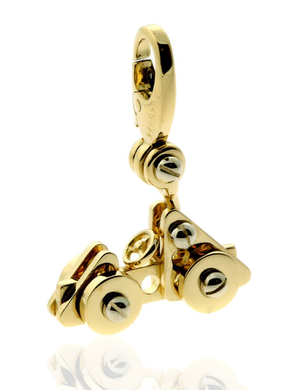 Cartier Car Charm in 18k White & Yellow Gold
