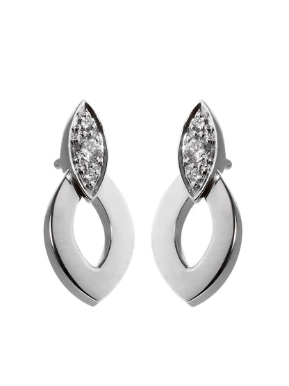 Cartier Diadea Diamond White Gold Earrings