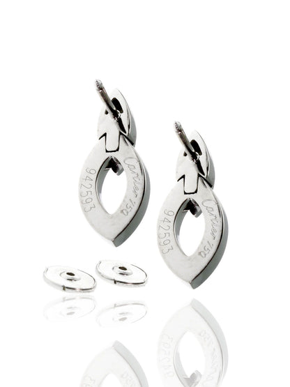 Cartier Diadea Diamond White Gold Earrings