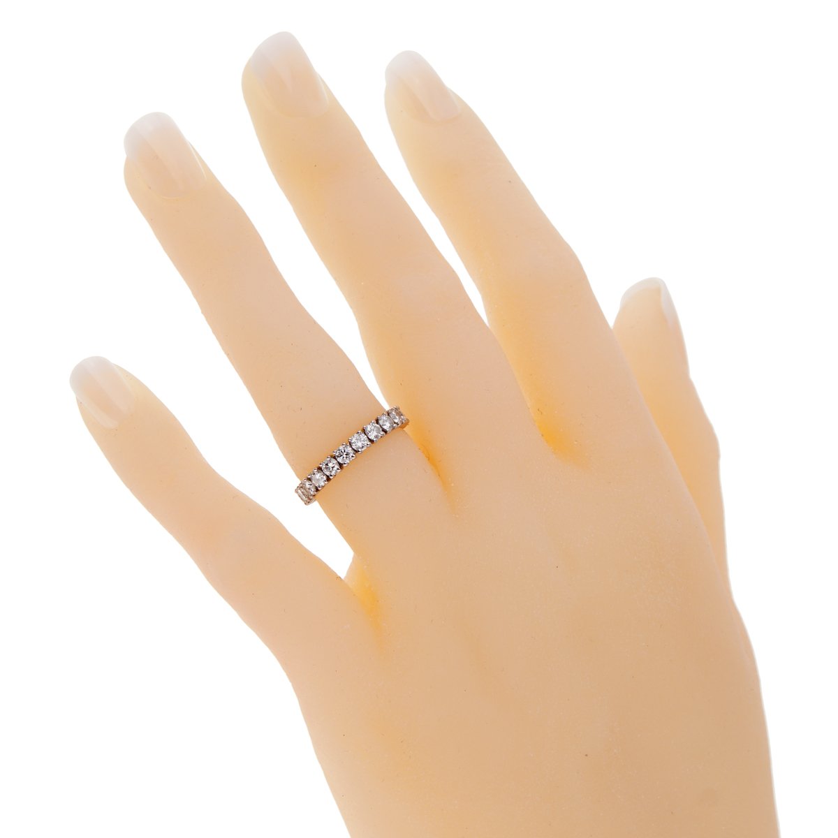 Cartier Diamond Eternity Platinum Ring