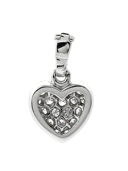 Cartier Diamond Heart Pendant Necklace