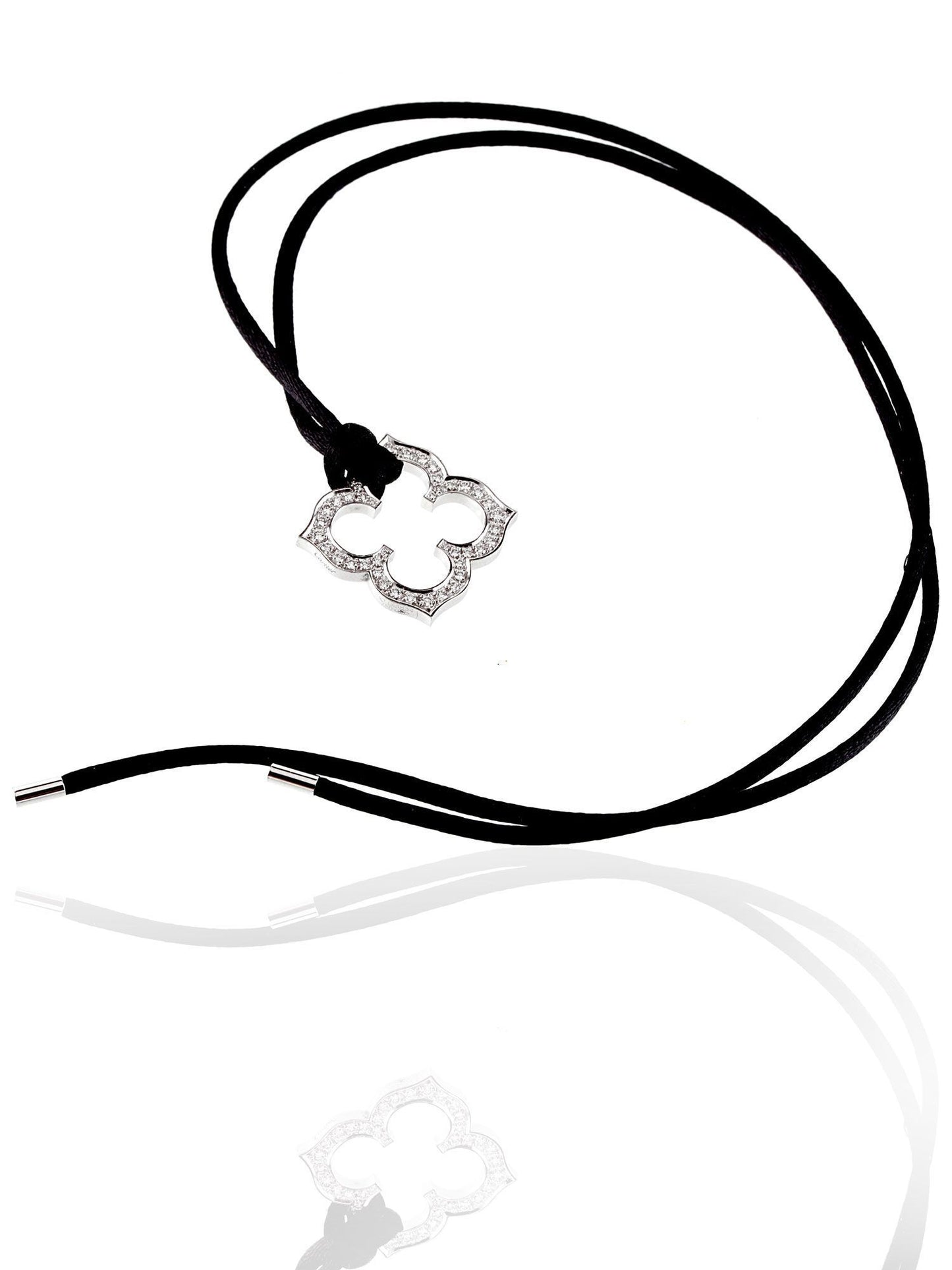 Cartier Diamond Necklace 18k White Gold