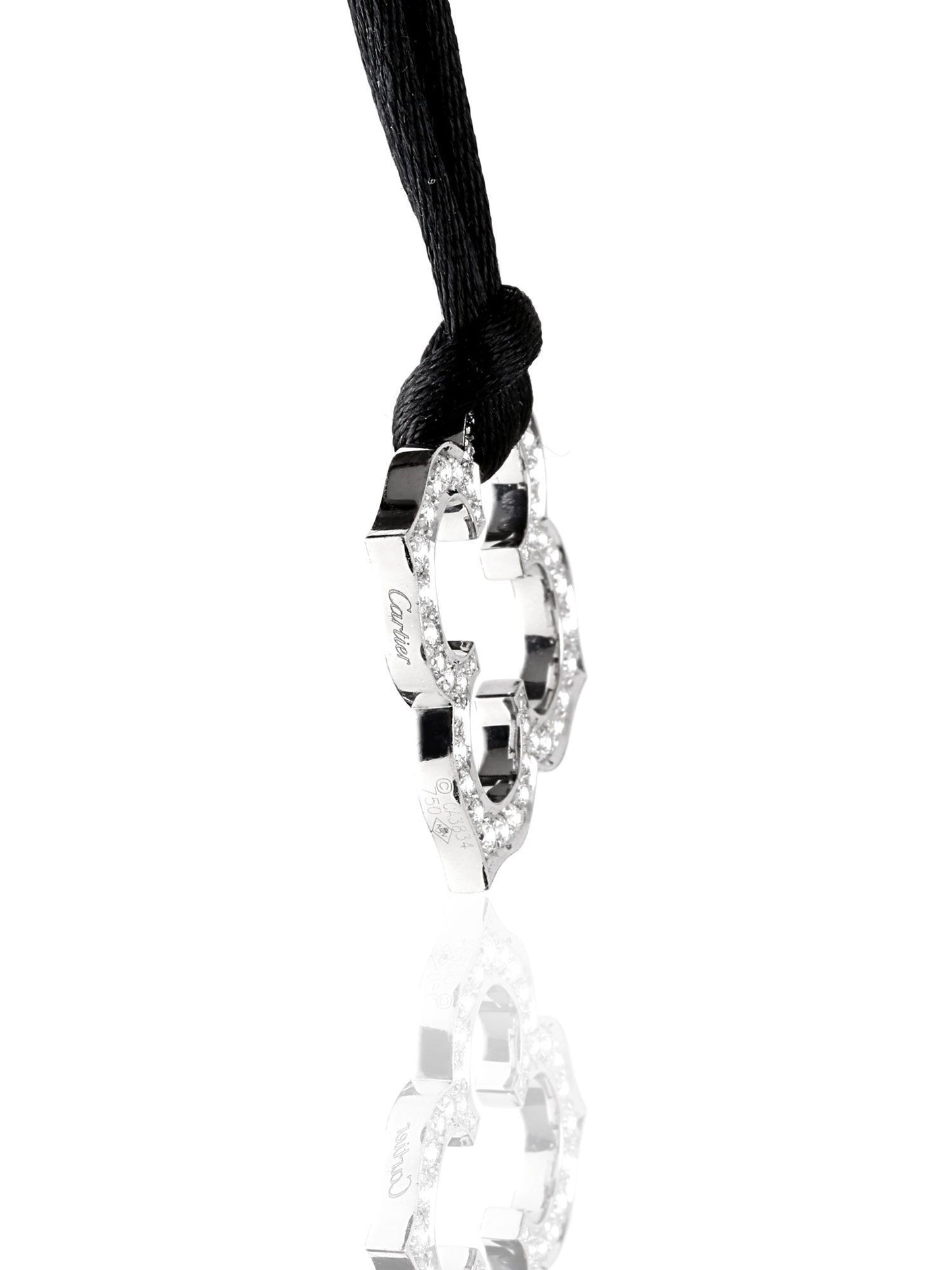 Cartier Diamond Necklace 18k White Gold