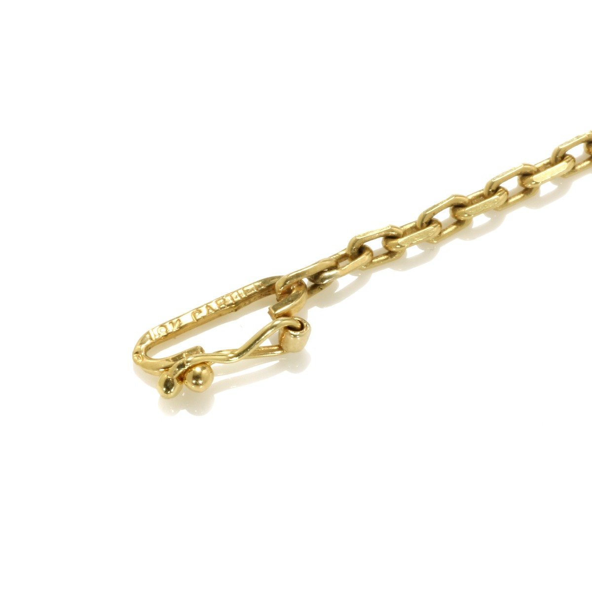 Cartier Double C Diamond Gold Necklace