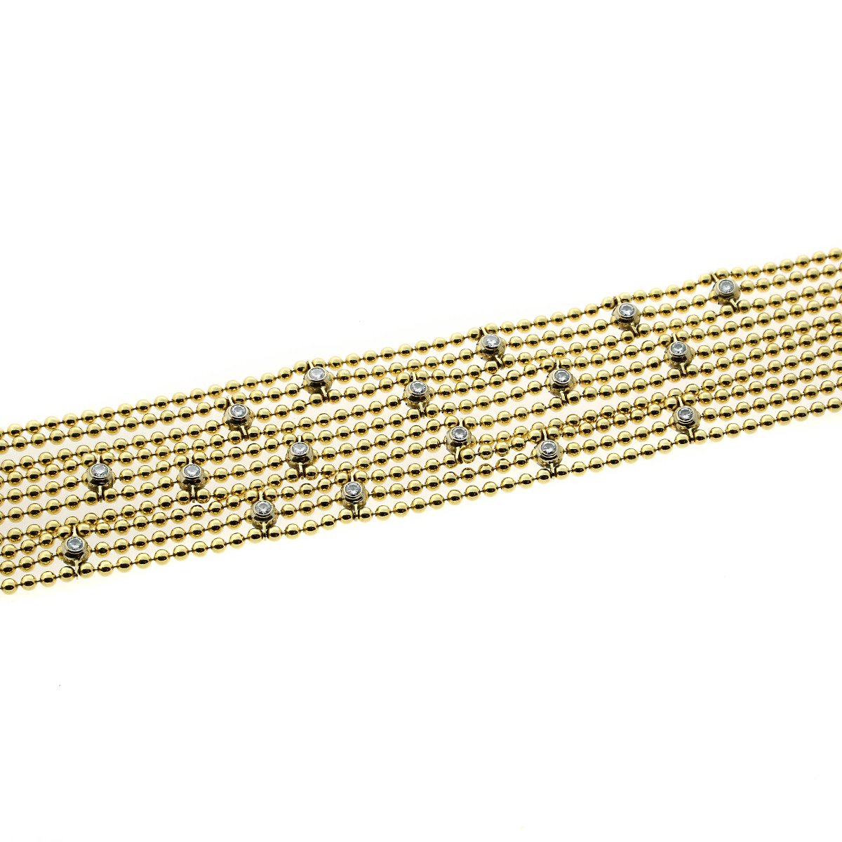 Cartier "Draperie de Decollete" Diamond Bracelet in 18k Yellow Gold