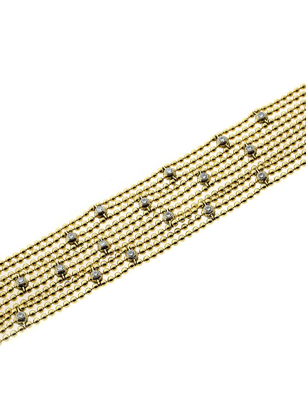 Cartier Draperie de Decollete Diamond Gold Bracelet