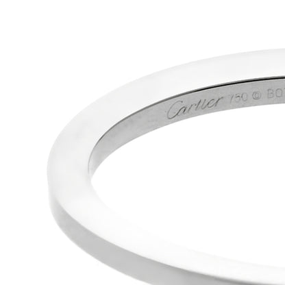 Cartier Menotte Handcuff White Gold Bangle Bracelet