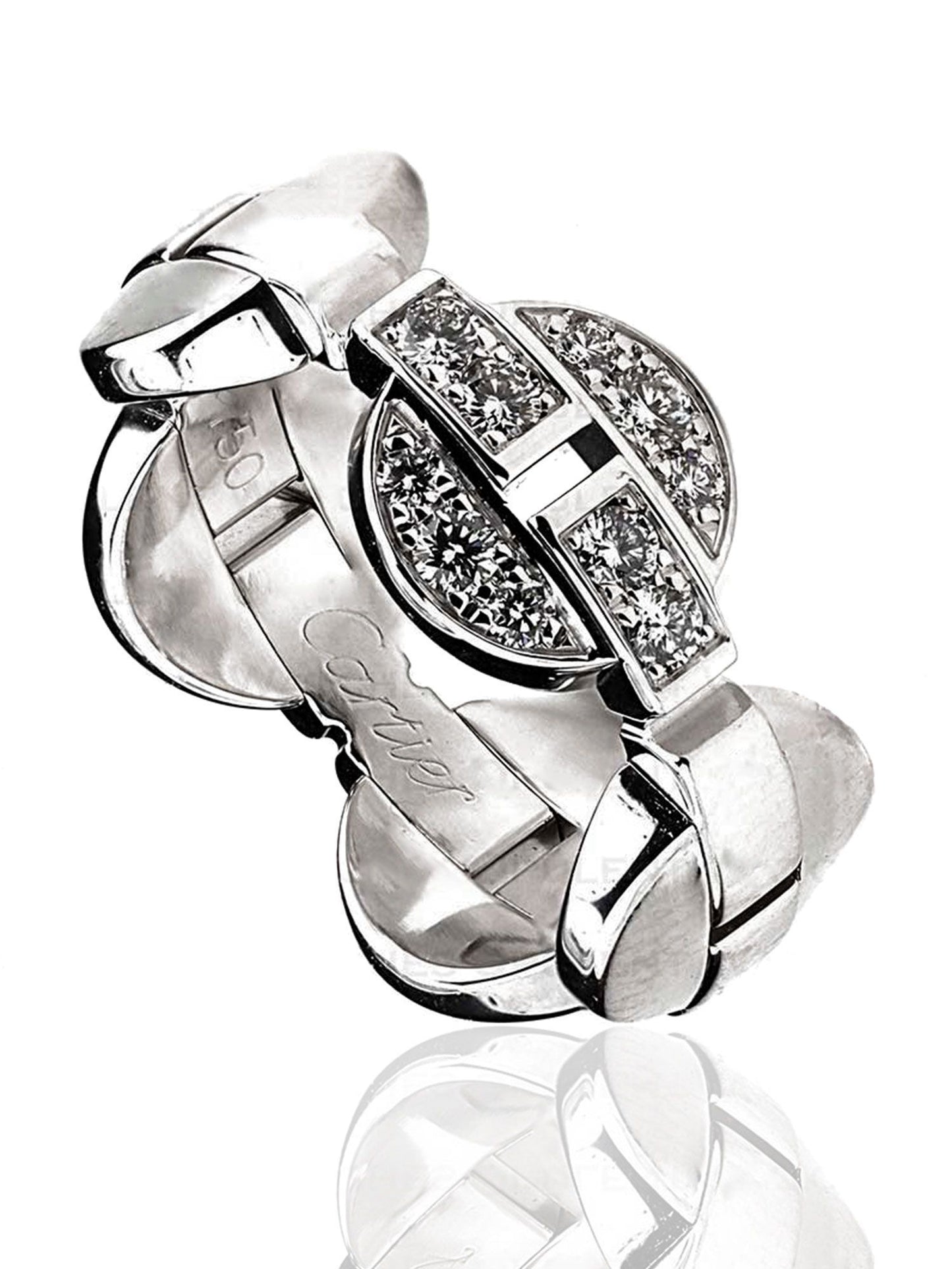 Cartier Himalia Diamond White Gold Ring