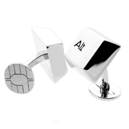 Cartier Keyboard White Gold Cufflinks