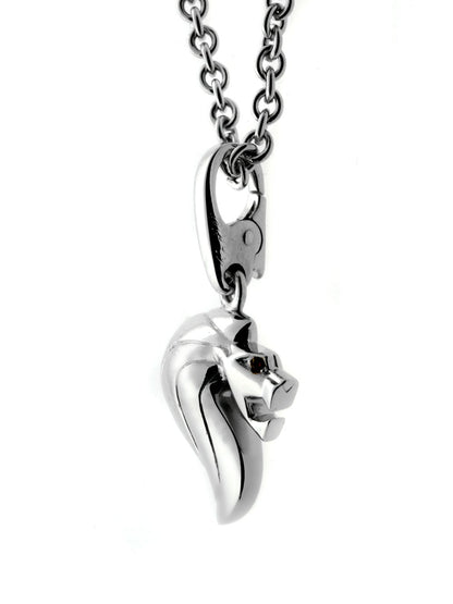 Cartier Lion Charm White Gold Pendant