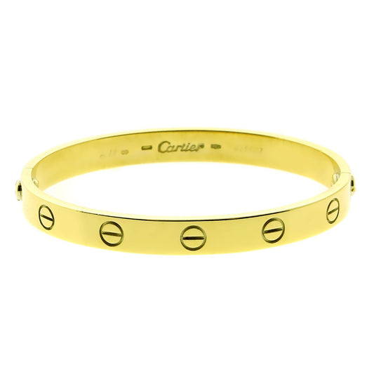 Cartier Love Bangle Gold Bangle Sz 19
