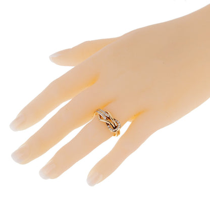 Cartier Love Knot Diamond Gold Ring