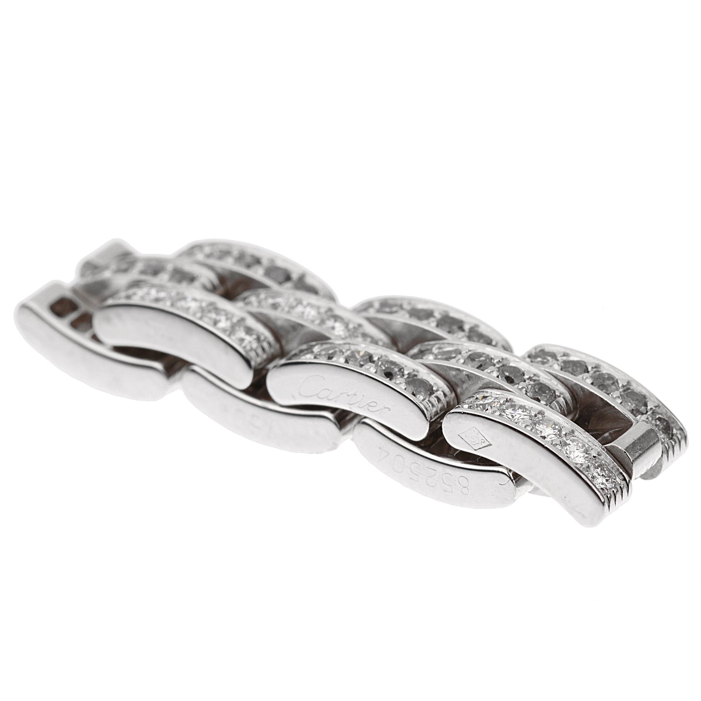 Cartier Maillon  Limited Edition Panthere Diamond White Gold Ring