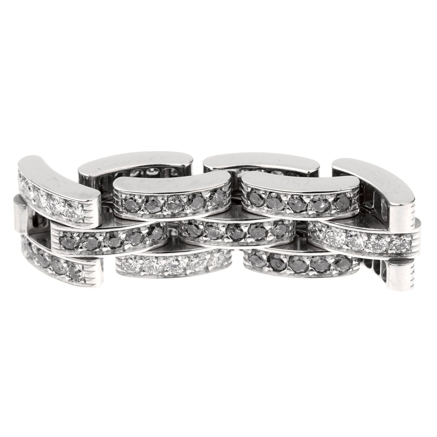 Cartier Maillon  Limited Edition Panthere Diamond White Gold Ring