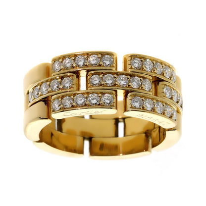 Cartier Maillon Panthere Diamond Gold Ring