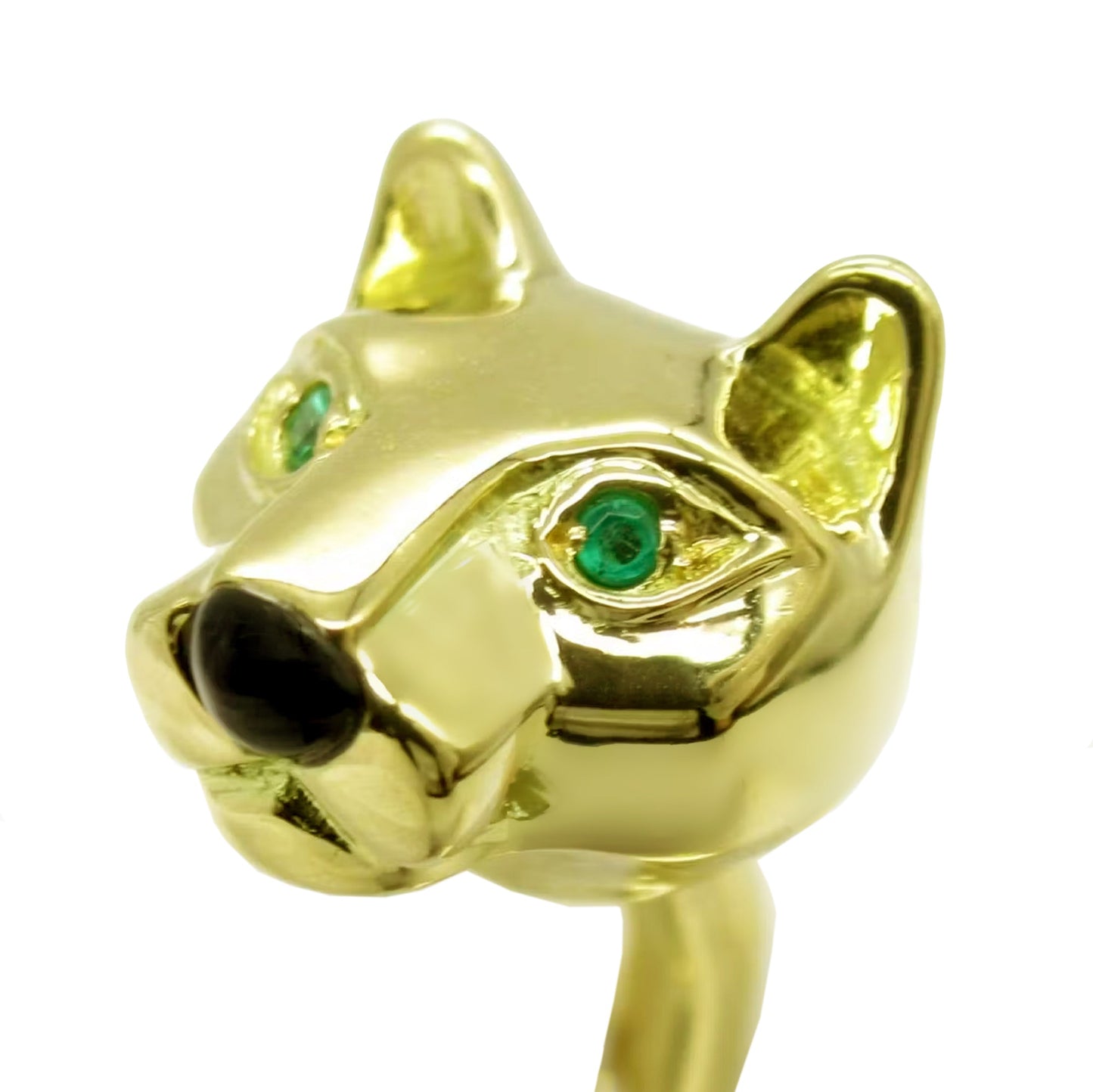 Cartier Panthere Bamboo Vintage Yellow Gold Cufflinks