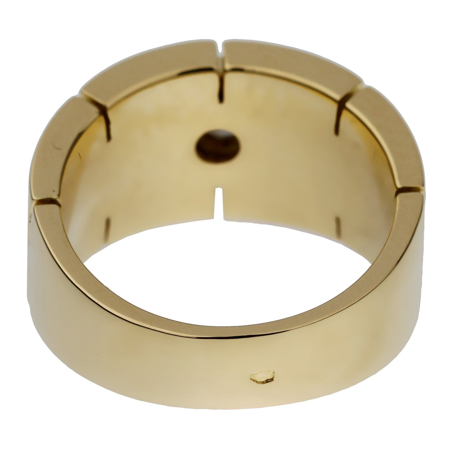 Cartier Panthere Solitaire Yellow Gold Band Ring Sz 5