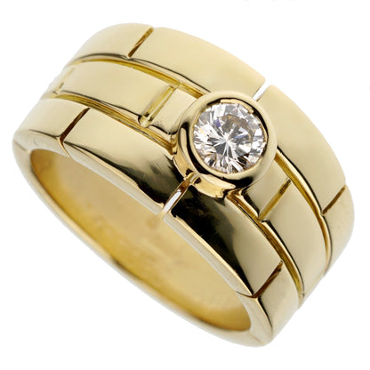 Cartier Panthere Solitaire Yellow Gold Band Ring Sz 5