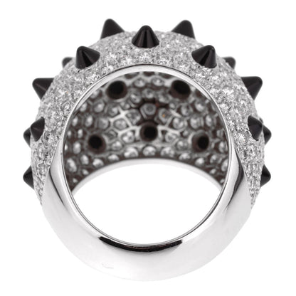 Cartier Panthere de Cartier Spike Diamond Onyx White Gold Ring