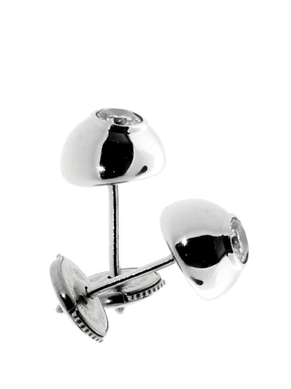 Cartier Perles de Diamants Diamond Stud Earrings in White Gold