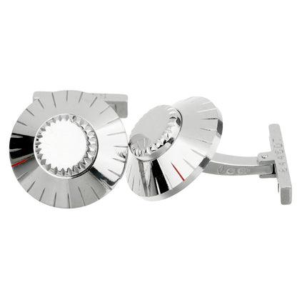 Cartier Safe Lock Combination White Gold Cufflinks