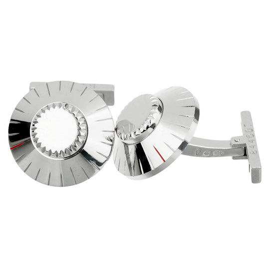 Cartier Safe Lock Combination White Gold Cufflinks