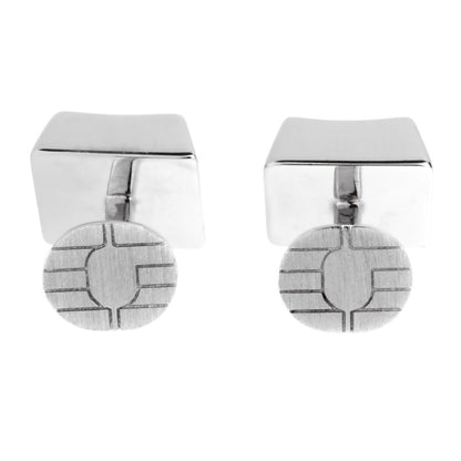 Cartier Shift Escape 18k White Gold Cufflinks