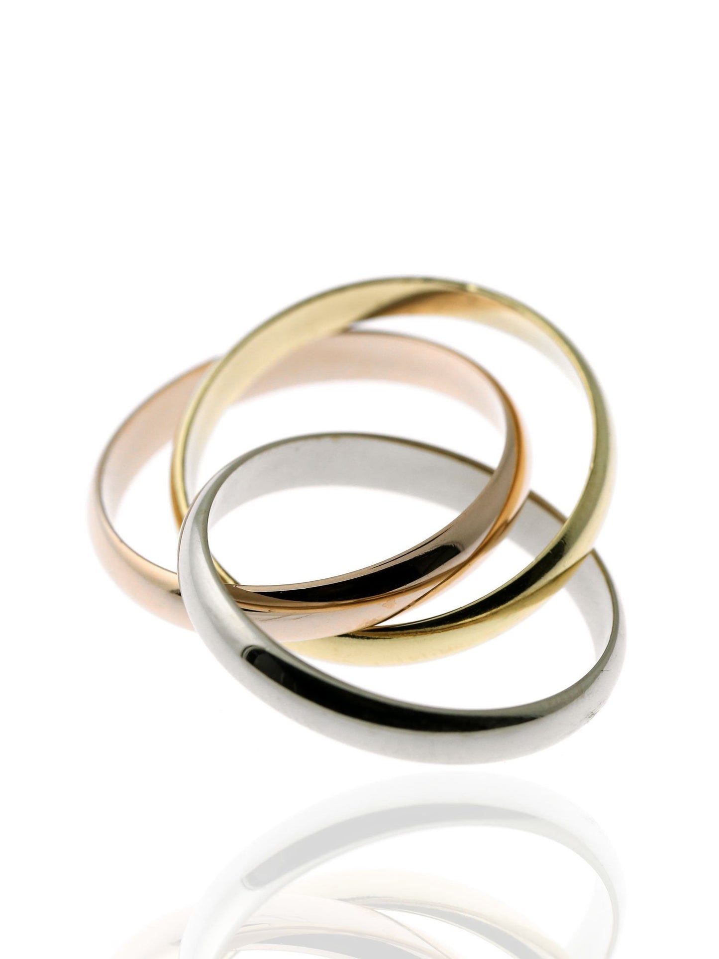 Cartier Trinity Ring in 18k Gold Sz 59