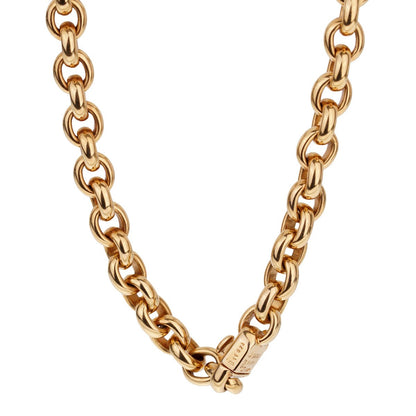 Cartier Vintage Cable Link Yellow Gold Necklace