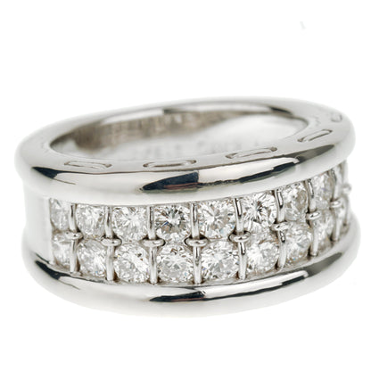 Cartier Vintage White Gold Diamond Band Ring Sz 5