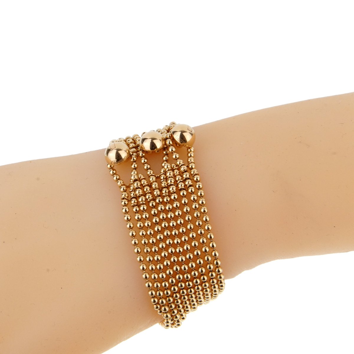 Cartier Yellow Gold Draperie Womens Bracelet