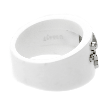 Chanel Comete Ceramic Large Diamond Ring