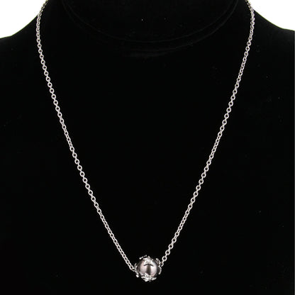 Chanel Comete Pearl Diamond 18k White Gold Vintage Necklace