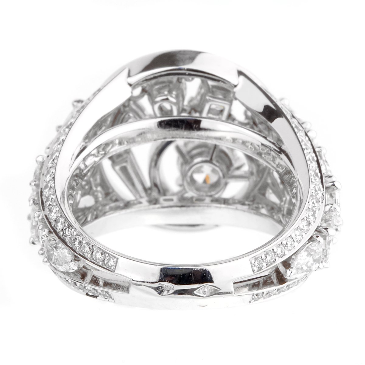 Chanel Cosmos Multi Shaped Diamond Cocktail Gold Ring