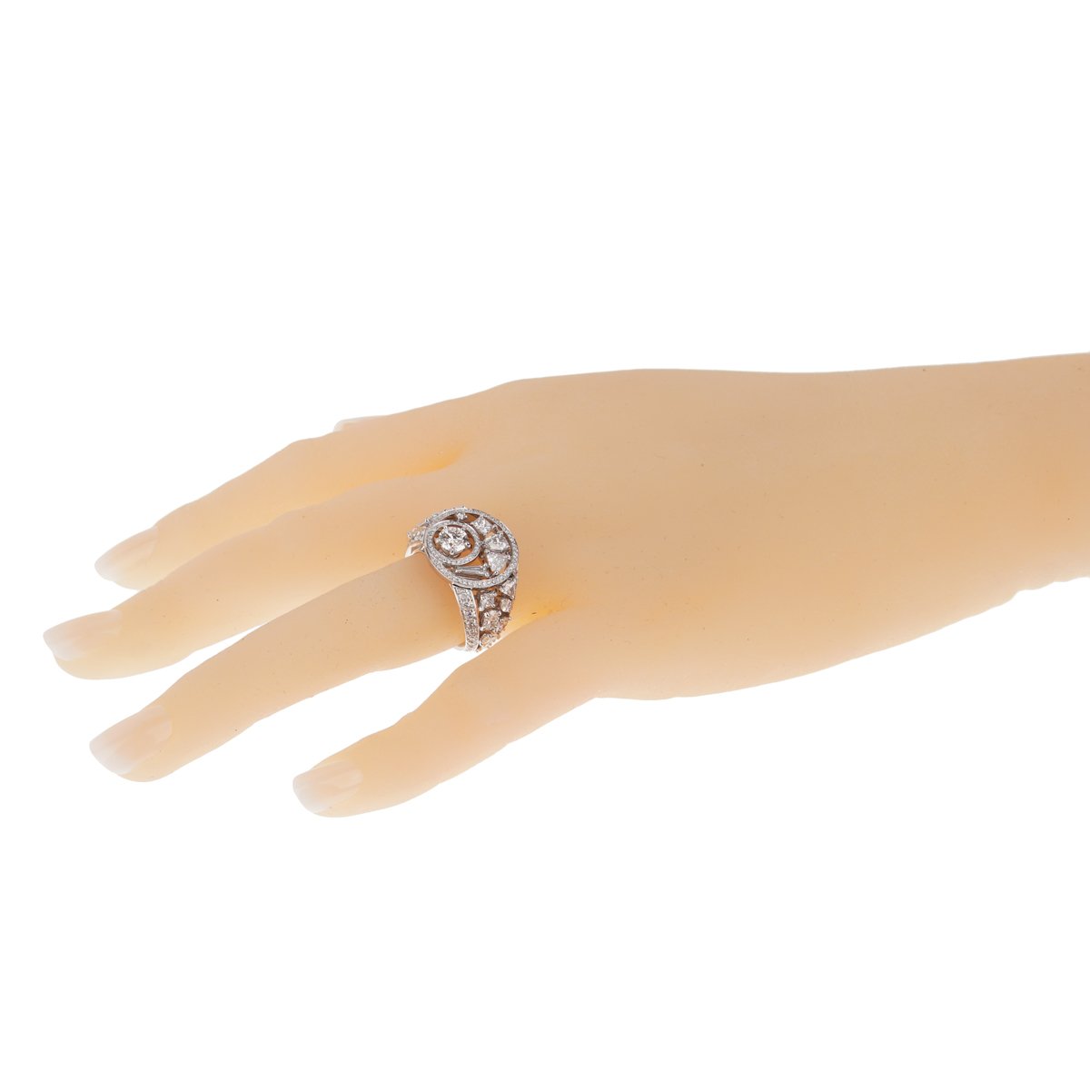 Chanel Cosmos Multi Shaped Diamond Cocktail Gold Ring