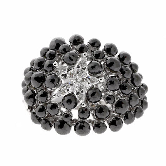 Charade Diamond Cocktail Star 18k White Gold Ring