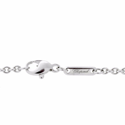 Chopard Diamond Tassel Drop 18k White Gold Sautoir Necklace