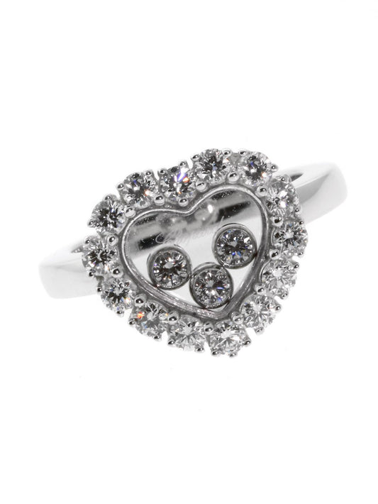 Chopard Happy Diamond Ring in 18k White Gold 826216-1103