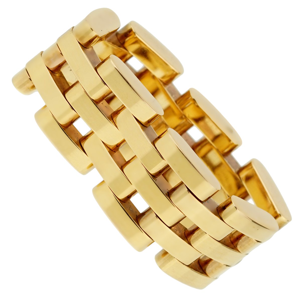 Chopard Les Chaines 18k Rose Gold Ring Size 5 1/2