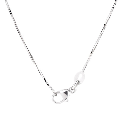 Comete Gioelli Diamond Cross White Gold Necklace