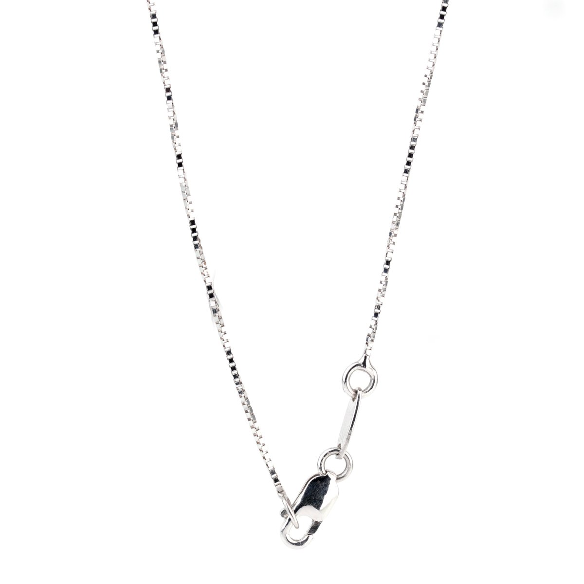 Comete Gioelli Diamond Line White Gold Necklace