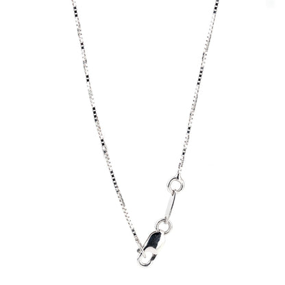 Comete Gioelli Diamond Line White Gold Necklace